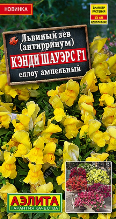 Семена Львиный зев (Аэлита) Кэнди Шауэрс еллоу