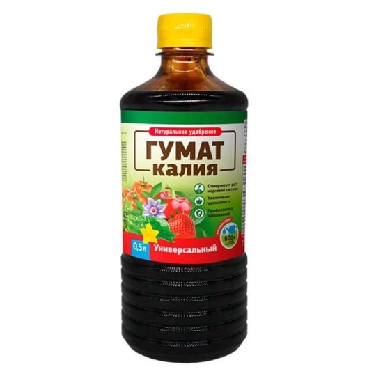 Жидкое удобрение Гумат калия 0,5л конц. (Биотехнологии/Биомастер)