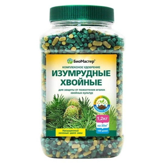 Удобрение Хвойные изумрудные 1.2кг (Биомастер)
