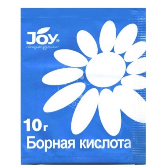 Удобрение сухое Борная кислота Джой 10гр (Страда)