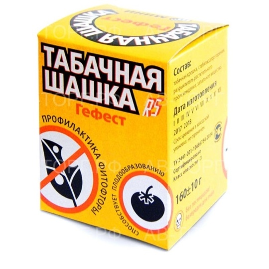 Инсектицид Табачная шашка «Гефест» мини 160гр (РичСойл)
