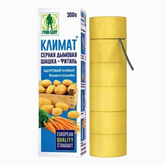 Фунгицид Серная шашка Климат 300гр (ГБ)