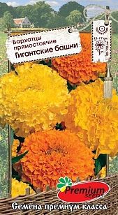 Семена Бархатцы  Гигантские башни (П.Сидс) 0,2г
