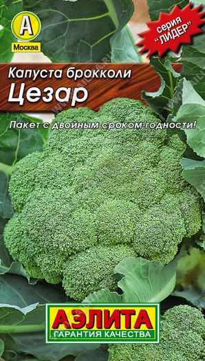 Семена Капуста брокколи Цезар (Аэлита) ЛИДЕР 0,3г