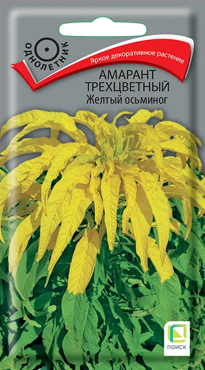 Семена Амарант (Поиск) Желтый осьминог 0,1г