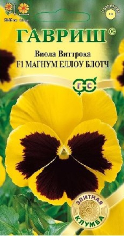 Семена Виола (Гавриш) Магнум Еллоу Блотч 5шт