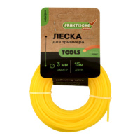 Леска для триммера PRAKTISCHE круг 3,0мм*15м И0262
