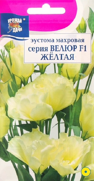 Семена Эустома (Урожай Удачи) Велюр желтая