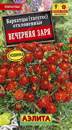 Семена Бархатцы (Аэлита) Вечерняя заря 0,3г