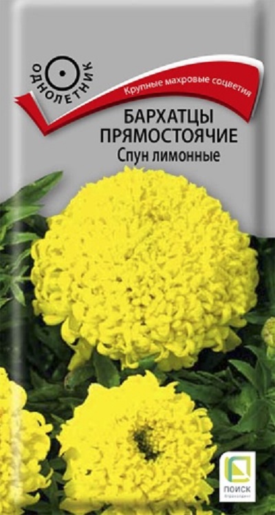 Семена Бархатцы (Поиск) Спун Лимонные