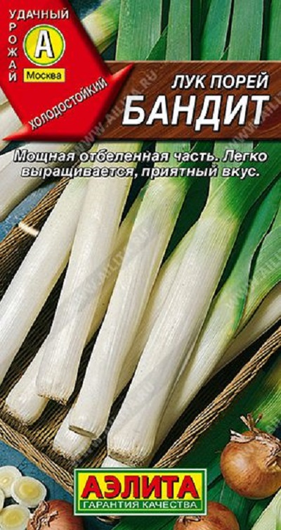 Семена Лук  Бандит (Аэлита) порей 1г