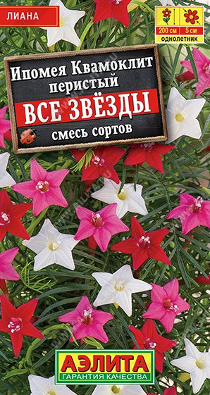 Семена Ипомея (Аэлита) Квамоклит Все звезды смесь 0,5г