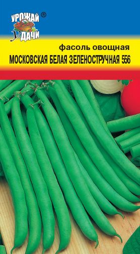 Семена Фасоль Московская белая (Урожай Удачи) зеленостручная 556 5 гр.