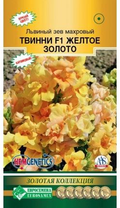 Семена Львиный зев (Eurosamen) Твинни Желтое золото