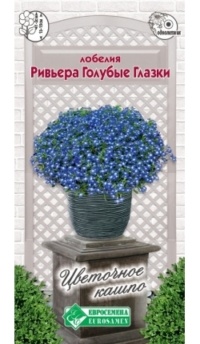 Семена Лобелия (Eurosamen) Ривьера Голубые Глазки 10шт