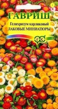 Семена Гелихризум (Гавриш) Лаковые миниатюры карликовый 0,1г