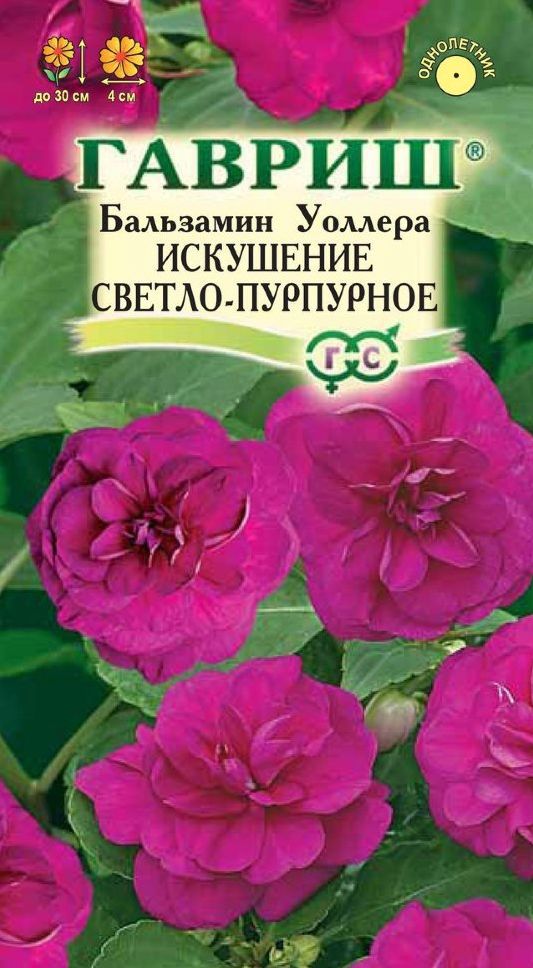 Семена Бальзамин (Гавриш) Искушение Светло-пурпурное 4шт