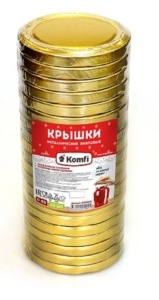 Крышка винтоая 82 золото(20шт)(720шт/кор)Комфи