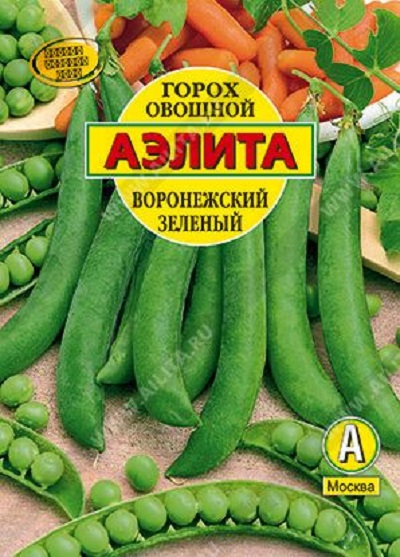 Семена Горох Воронежский зеленый 25г (Аэлита)