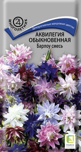 Семена Аквилегия (Поиск) Барлоу смесь 20шт