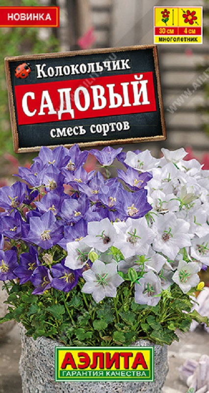 Семена Колокольчик (Аэлита) Садовый 0,1г