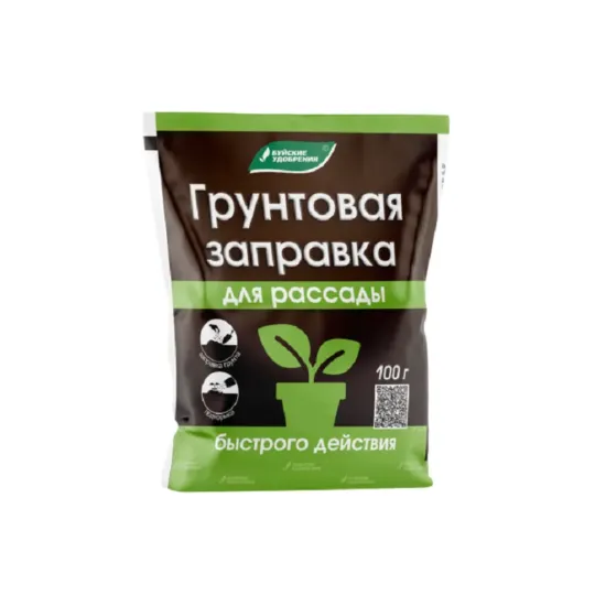 Удобрение сухое Рассада Грунтовая заправка 100гр (Буй)