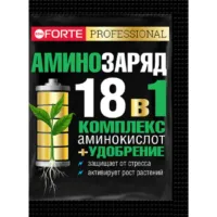 Удобрение сухое Форте Аминозаряд 18 в 1 с аминокислотами 10г (Русинхим)