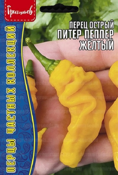 Семена Перец Питер Пеппер Желтый (Редкие Семена) 5шт