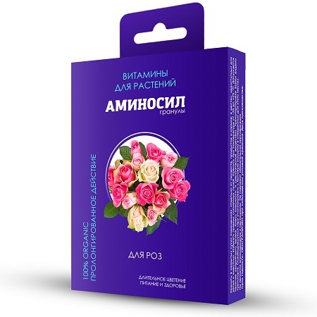 Удобрение сухое Аминосил для Роз 50гр (Дюнамис)