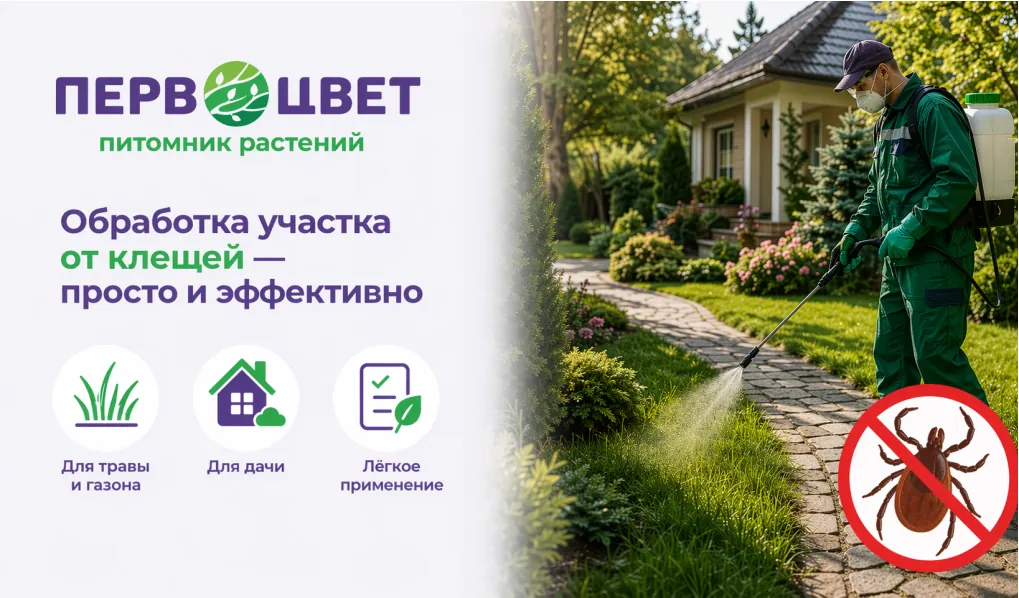 Обработка от клещей просто и эффективно