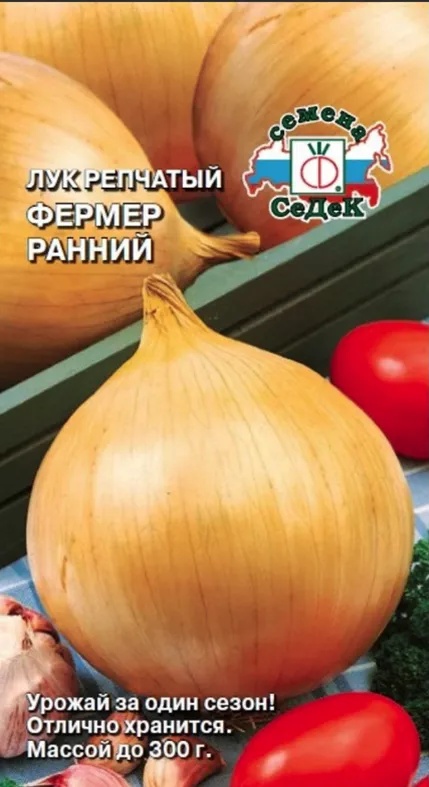 Семена Лук Фермер ранний (Седек) репчатый 1г